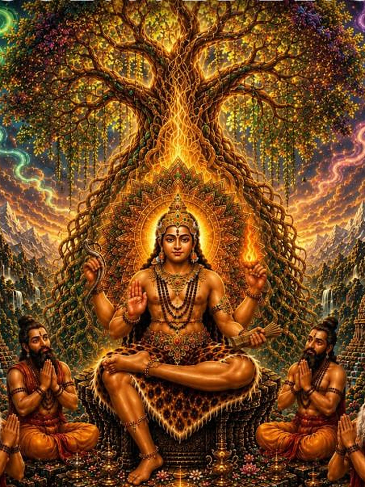 Dakshinamurthi, Under the Banyan