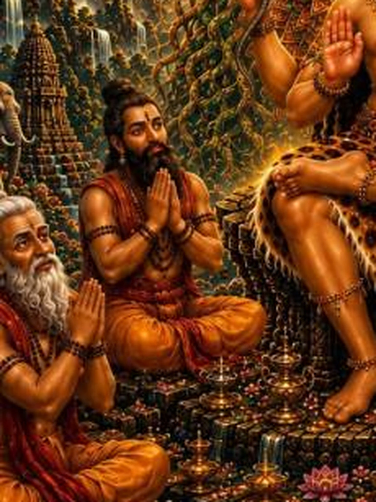 Dakshinamurthi, Frankincense Speaks First