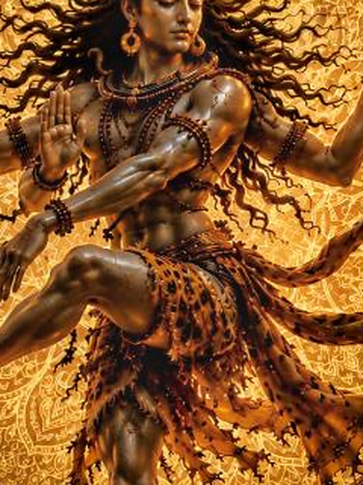 Nataraj, The Resin Warms